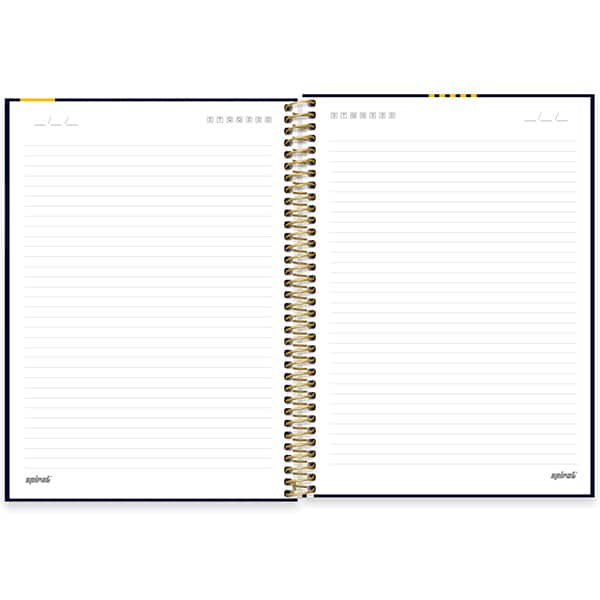 Caderno univ.capa dura 1x1 80fls Real Madrid 2525731 Spiral Rea PT 1 UN