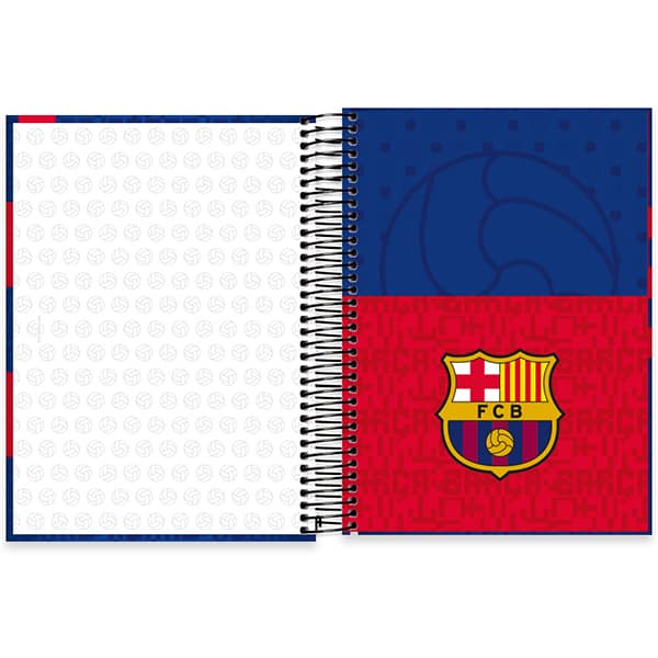 Caderno Universitário Capa Dura, 10 x 1, 160 Folhas, Barcelona, 2525885, Spiral Bc - PT 1 UN