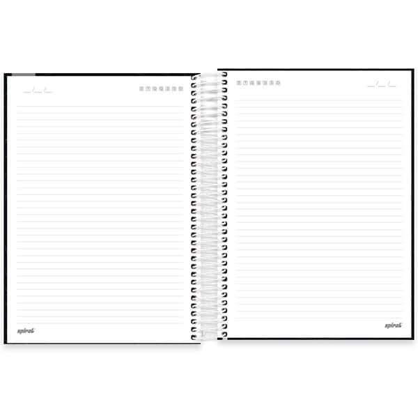 Caderno Universitário Capa Dura, 10 x 1, 160 Folhas, Divertidamente, 2525977, Spiral Div - PT 1 UN