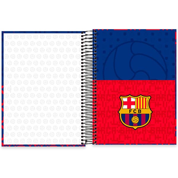 Caderno univ.capa dura 15x1 240fls Barcelona 2526233 Spiral Bc PT 1 UN