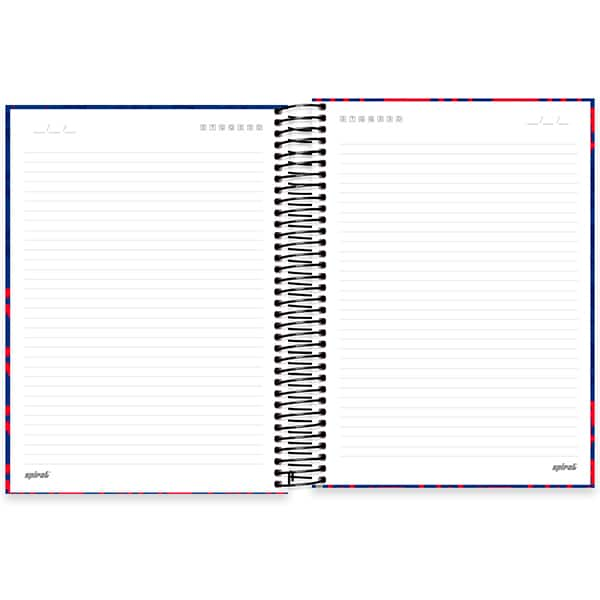 Caderno univ.capa dura 15x1 240fls Barcelona 2526233 Spiral Bc PT 1 UN