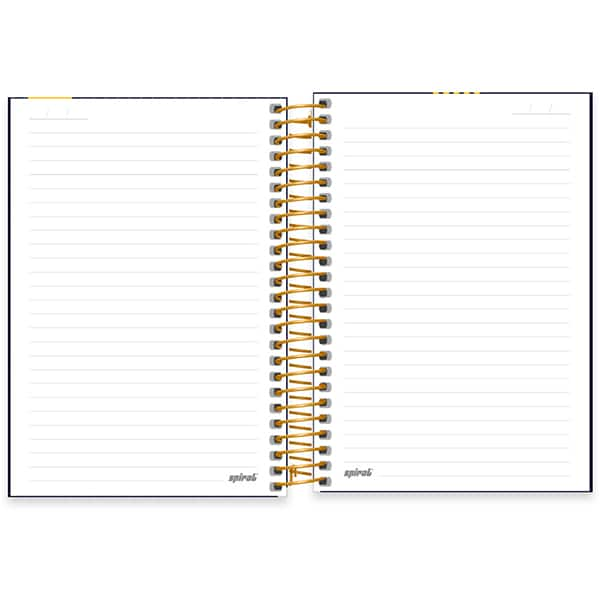 Caderno 1/4 espiral capa dura, 160 folhas, Real Madrid, 2527285, Spiral Rea - PT 1 UN