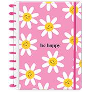 Caderno de disco 80 folhas G, 215x286mm, Be Happy,  3288, Abyara - PT 1 UN