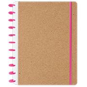 Caderno de disco 80 folhas G, 215x286mm, Kraft, 3325, Abyara - PT 1 UN