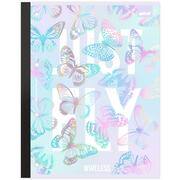 Caderno univ.1x1 80fls coladas wire. Flutter 2641366 Spiral Flu PT 1 UN
