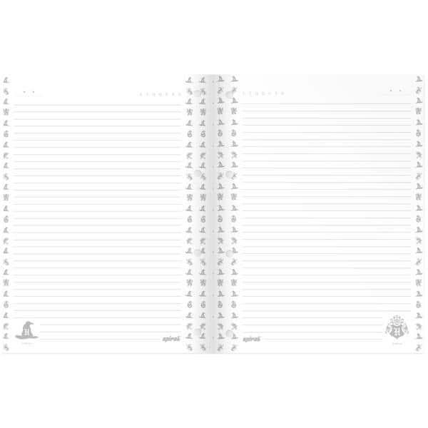 Caderno univ.1x1 80fls coladas wire. H.Potter 2641373 Spiral Hpt PT 1 UN