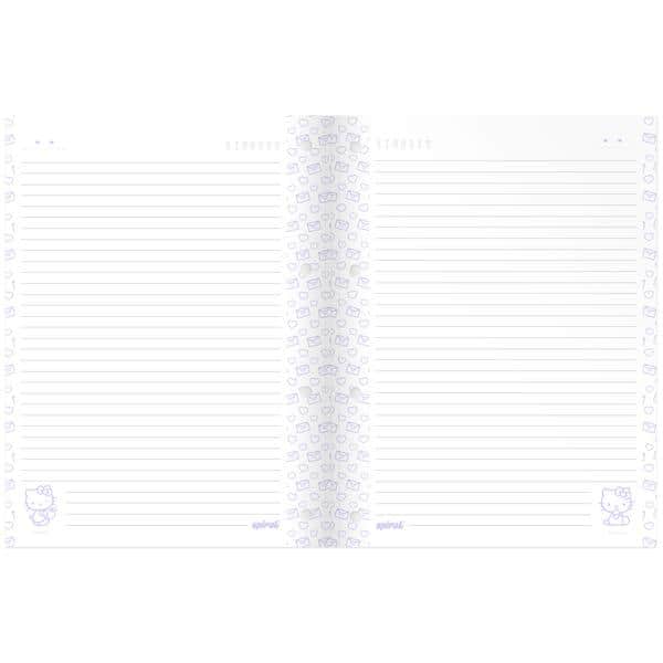 Caderno Universitário Wireless com Folhas Coladas 1x1 80 Folhas, Hello Kitty, 2641380, Spiral Hki - PT 1 UN Caderno Universitário Wireless com Folhas Coladas 1x1 80 Folhas, Hello Kitty, 2641380, Spiral Hki - PT 1 UN
