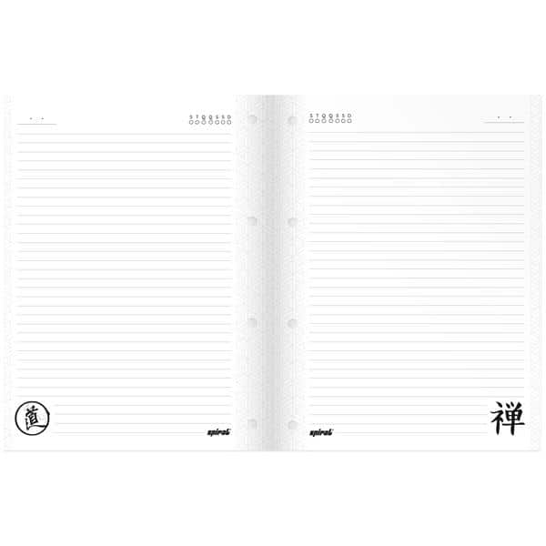 Caderno univ.1x1 80fls coladas wire. Zen 2641410 Spiral Zen PT 1 UN