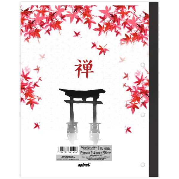 Caderno univ.1x1 80fls coladas wire. Zen 2641410 Spiral Zen PT 1 UN