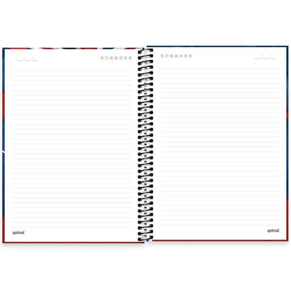 Caderno Universitário Capa Dura, 1 x 1, 80 Folhas, Hard Cover, Londres, 2637956, Spiral Har - PT 1 UN