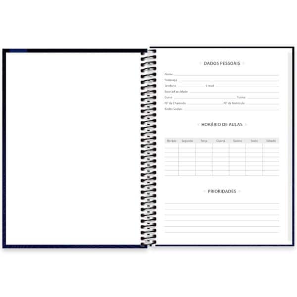 Caderno universitário capa dura 1x1, 80 folhas, Imagem & Mensagem, 2637963, Spiral Ima - PT 1 UN