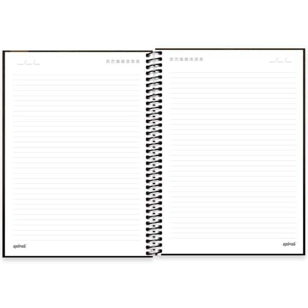Caderno universitário capa dura 1x1, 80 folhas, Imagem & Mensagem, 2637970, Spiral Ima - PT 1 UN