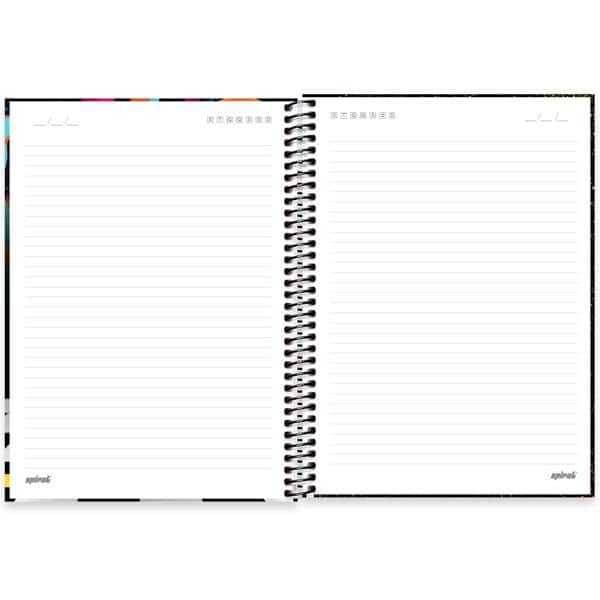 Caderno Universitário Capa Dura, 1 x 1, 80 Folhas, Liberdade de Expressão, 2637994, Spiral Lib - PT 1 UN