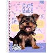 Caderno Universitário Capa Dura, 1 x 1, 80 Folhas, My Pet, 2638069, Spiral Pet - PT 1 UN Caderno Universitário Capa Dura, 1 x 1, 80 Folhas, My Pet, 2638069, Spiral Pet - PT 1 UN