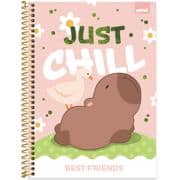 Caderno universitário capa dura, 1x1, 80 folhas, Capivara, 2638113, Spiral Ten - PT 1 UN Caderno universitário capa dura, 1x1, 80 folhas, Capivara, 2638113, Spiral Ten - PT 1 UN