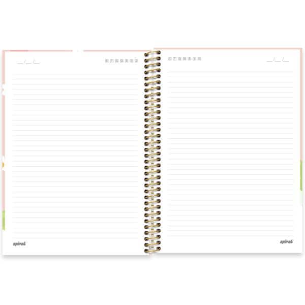 Caderno universitário capa dura, 1x1, 80 folhas, Capivara, 2638113, Spiral Ten - PT 1 UN