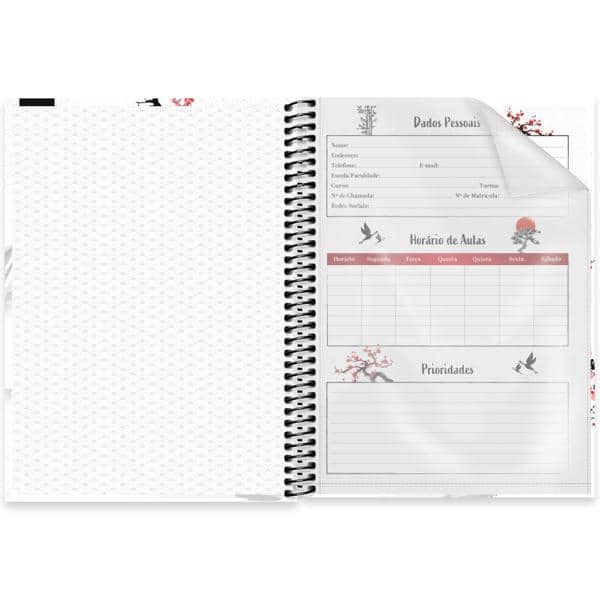 Caderno univ.capa dura 1x1 80fls Zen 2638120 Spiral Zen PT 1 UN