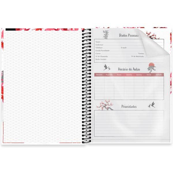 Caderno univ.capa dura 1x1 80fls Zen 2638137 Spiral Zen PT 1 UN