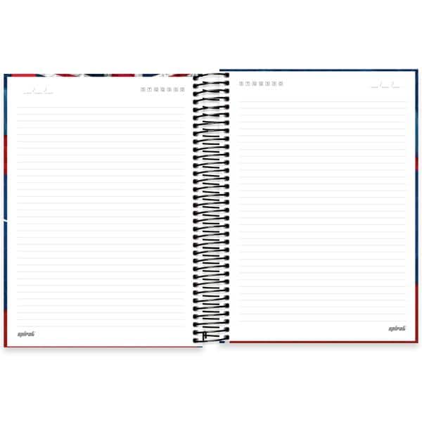 Caderno Universitário Capa Dura, 10 x 1, 160 Folhas, Hard Cover Londres, 2638212, Spiral Har - PT 1 UN