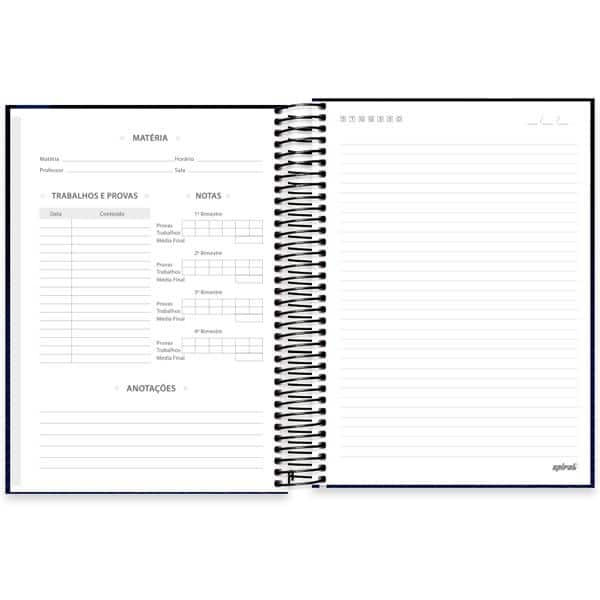 Caderno univ.capa dura 10x1 160fls Img&Mens 2638229 Spiral Ima PT 1 UN