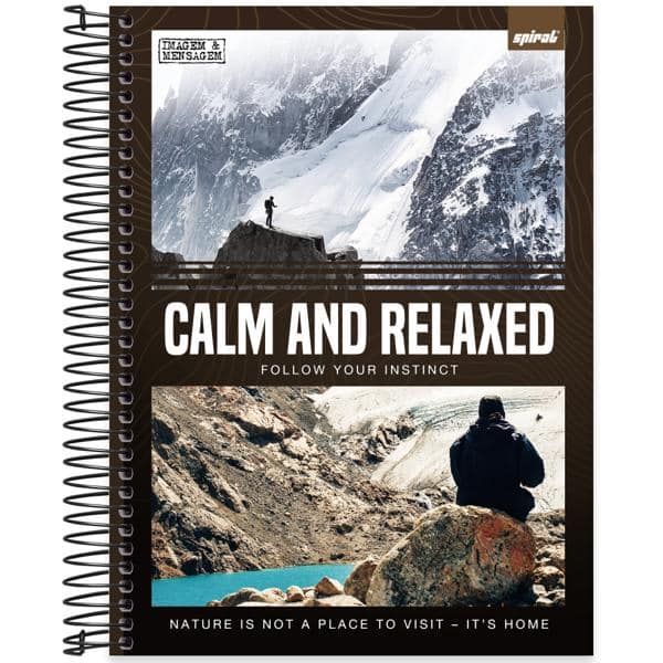 Caderno univ.capa dura 10x1 160fls Img&Mens 2638236 Spiral Ima PT 1 UN