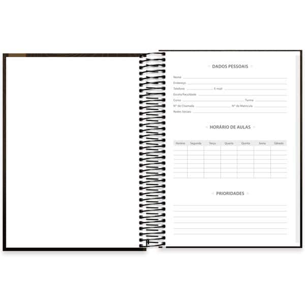 Caderno univ.capa dura 10x1 160fls Img&Mens 2638236 Spiral Ima PT 1 UN