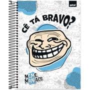 Caderno Universitário Capa Dura, 10 x 1, 160 Folhas, Meme Maniacs, 2638281, Spiral Mm - PT 1 UN Caderno Universitário Capa Dura, 10 x 1, 160 Folhas, Meme Maniacs, 2638281, Spiral Mm - PT 1 UN