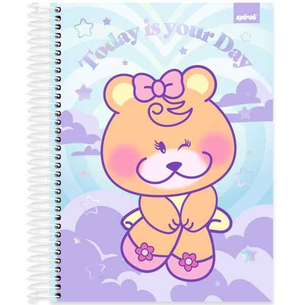 Caderno Universitário Capa Dura, 10 x 1, 160 Folhas, Pop Pet, 2638335, Spiral Pop - PT 1 UN