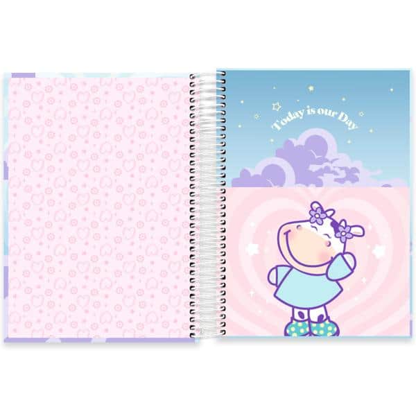Caderno Universitário Capa Dura, 10 x 1, 160 Folhas, Pop Pet, 2638335, Spiral Pop - PT 1 UN