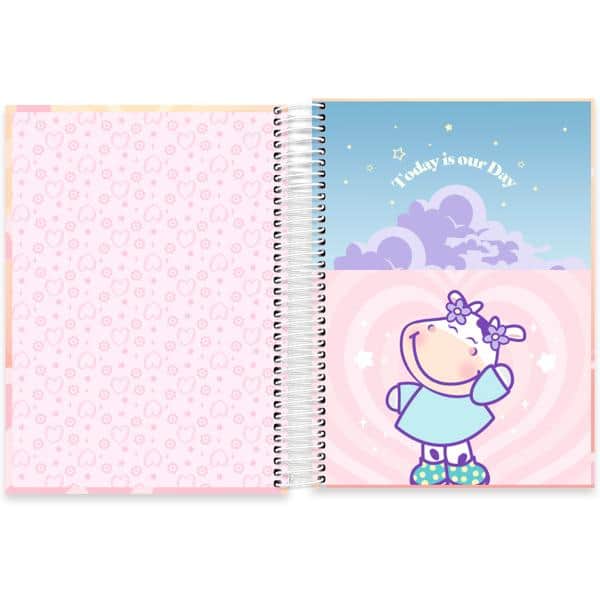 Caderno Universitário Capa Dura, 10 x 1, 160 Folhas, Pop Pet, 2638342, Spiral Pop - PT 1 UN