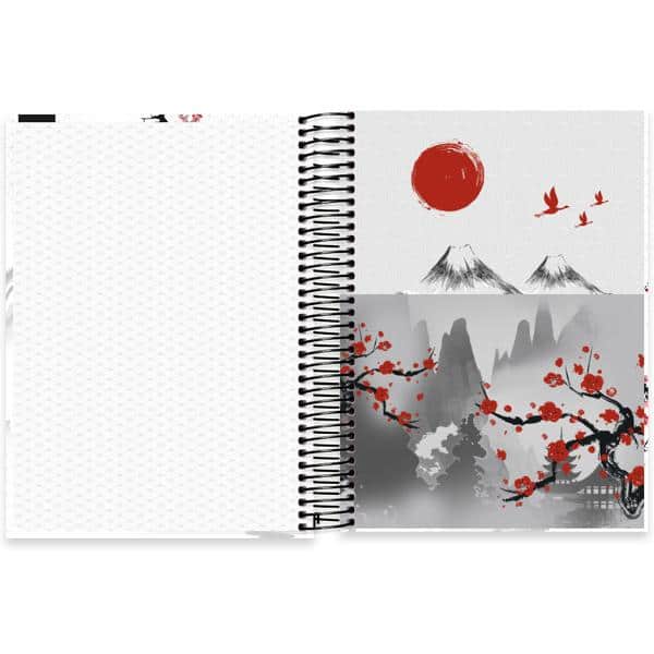 Caderno Universitário Capa Dura, 10 x 1, 160 Folhas, Zen, 2638373, Spiral Zen - PT 1 UN