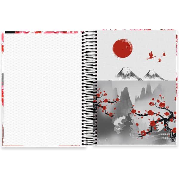 Caderno Universitário Capa Dura, 10 x 1, 160 Folhas, Zen, 2638380, Spiral Zen - PT 1 UN