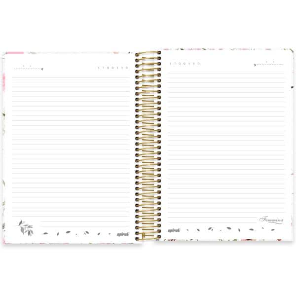 Caderno univ.capa dura 15x1 240fls Femmina 2638465 Spiral Fem PT 1 UN
