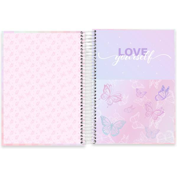 Caderno Universitário Capa Dura, 15 x 1, 240 Folhas, Flutter, 2638472, Spiral Flu - PT 1 UN