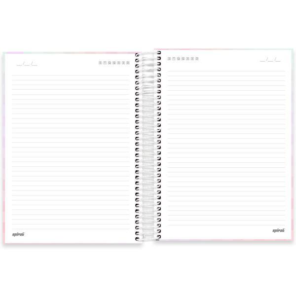 Caderno Universitário Capa Dura, 15 x 1, 240 Folhas, Flutter, 2638472, Spiral Flu - PT 1 UN