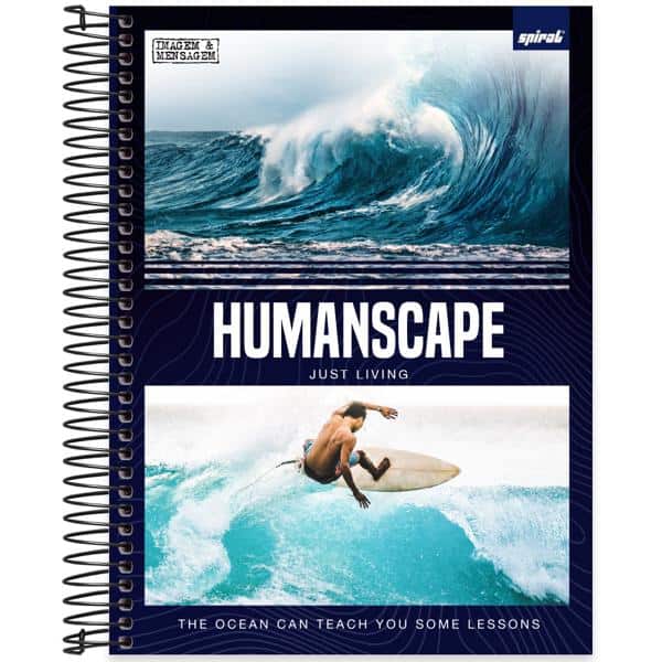 Caderno Universitário Capa Dura, 15 x 1, 240 Folhas, Imagem & Mensagem, 2638496, Spiral Ima - PT 1 UN