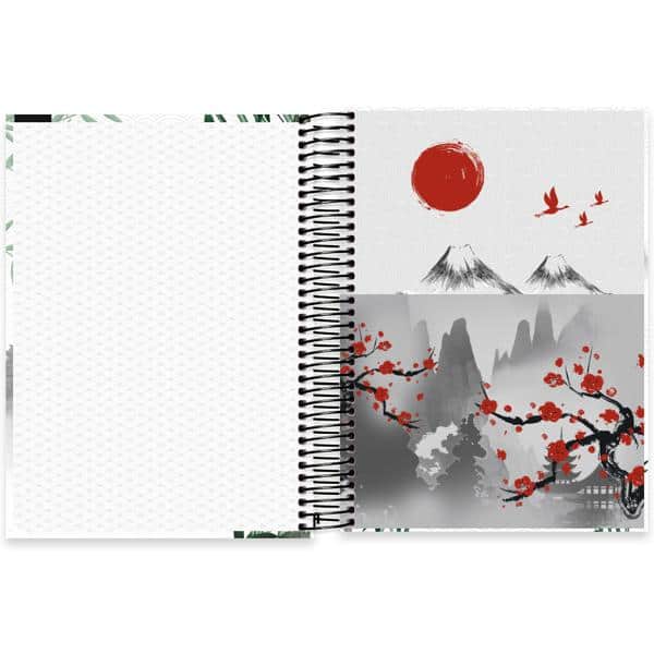 Caderno Universitário Capa Dura, 15 x 1, 240 Folhas, Zen, 2638533, Spiral Zen - PT 1 UN