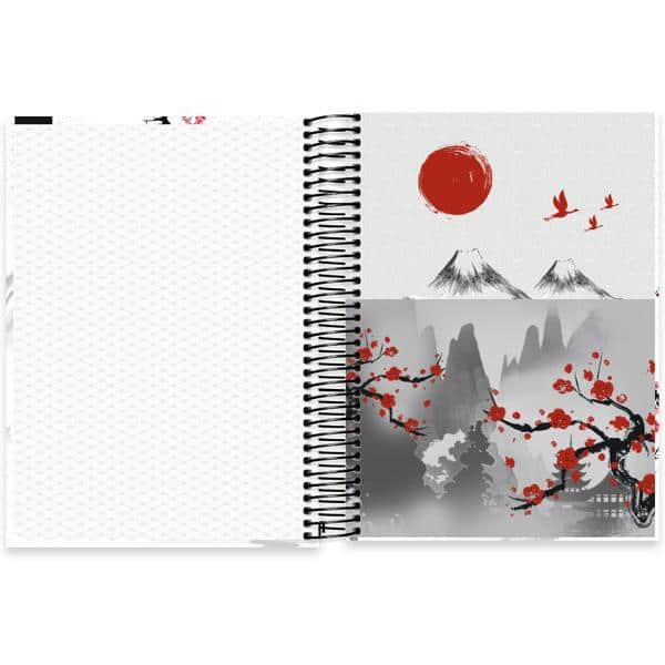 Caderno Universitário Capa Dura, 15 x 1, 240 Folhas, Zen, 2638540, Spiral Zen - PT 1 UN