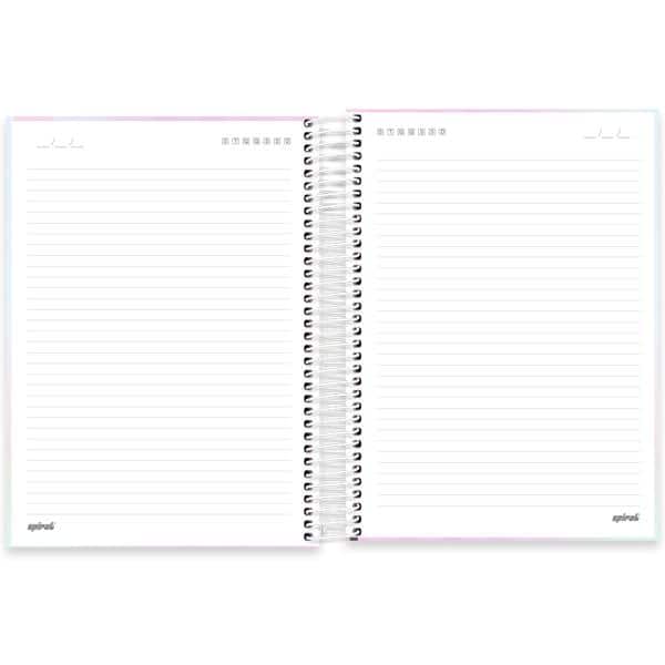 Caderno Universitário Capa Dura, 20 x 1, 240 Folhas, Flutter, 2638564, Spiral Flu - PT 1 UN