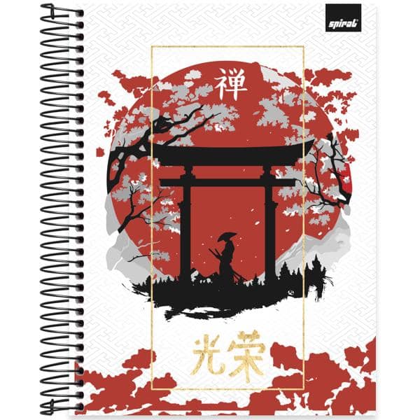 Caderno Universitário Capa Dura, 20 x 1, 320 Folhas, Zen, 2638618, Spiral Zen - PT 1 UN