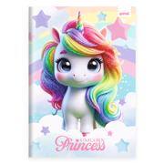 Caderno Universitário Capa Dura, Costurado, 80 folhas, Fantasy, 2638656, Spiral Fan - PT 1 UN