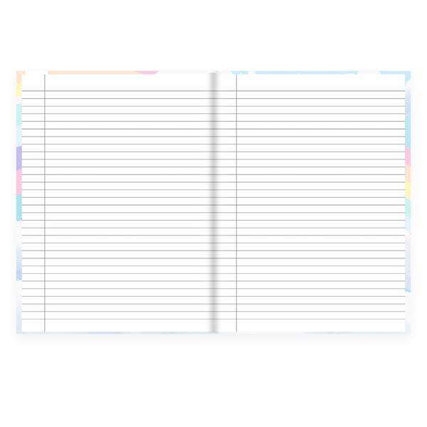 Caderno Universitário Capa Dura, Costurado, 80 folhas, Fantasy, 2638656, Spiral Fan - PT 1 UN