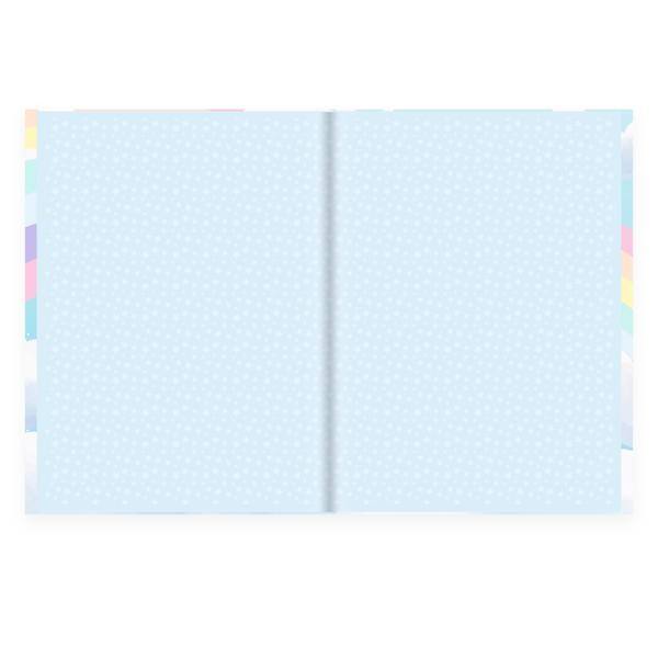 Caderno Universitário Capa Dura, Costurado, 80 folhas, Fantasy, 2638656, Spiral Fan - PT 1 UN