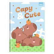 Caderno Universitário Capa Dura, Costurado, 80 folhas, Capivara, 2638687, Spiral Ten - PT 1 UN