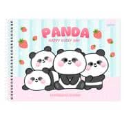 Caderno de cartografia e desenho, Capa dura, 48 folhas, Panda, 2638755, Spiral Ten - PT 1 UN