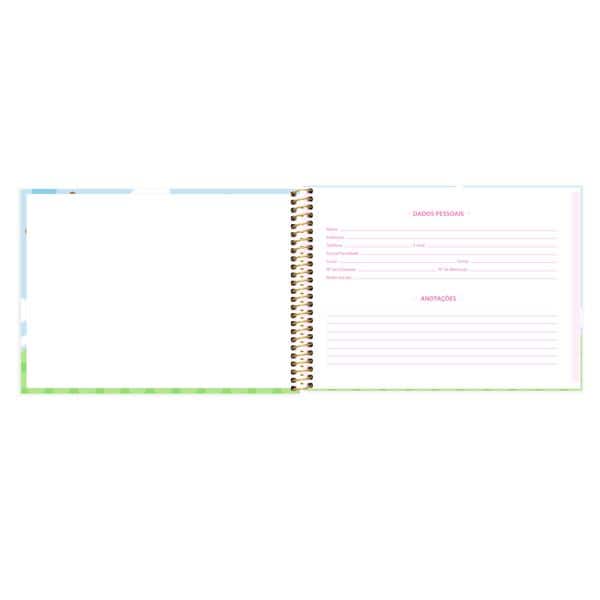 Caderno cartografia capa dura 80fls Capivara 2638816 Spiral Ten PT 1 UN
