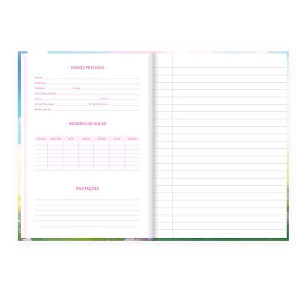 Caderno 1/4 C.D. costurado 80fls Fantasy 2638854 Spiral Fan PT 1 UN Caderno 1/4 C.D. costurado 80fls Fantasy 2638854 Spiral Fan PT 1 UN