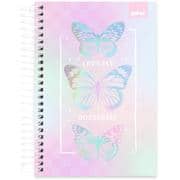 Caderno 1/4, Capa dura, Espiral, 160 folhas, Flutter, Spiral Flu - PT 1 UN Caderno 1/4, Capa dura, Espiral, 160 folhas, Flutter, Spiral Flu - PT 1 UN
