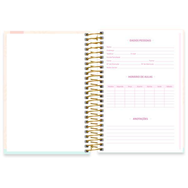 Caderno 1/4 Capa Dura, Espiral, 160 folhas, Tendency Capivara, 2638977, Spiral Ten - PT 1 UN