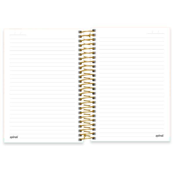 Caderno 1/4 Capa Dura, Espiral, 160 folhas, Tendency Capivara, 2638977, Spiral Ten - PT 1 UN